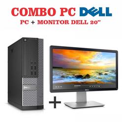 PC OUTLET COMBO DELL OPTIPLEX SFF 7020 I5-4590 8GB 500GB DVD W10P + MONITOR